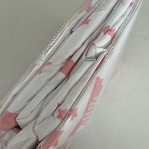 NEW!! Kids Pink and White Ballerina Twin Sheet Set